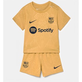 Baby Fußballbekleidung Barcelona Auswärtstrikot 2022-23 Kurzarm (+ kurze hosen)